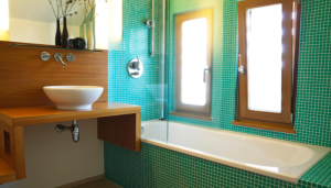 bathroom tiling