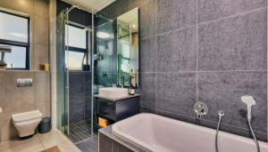bathroom tiling