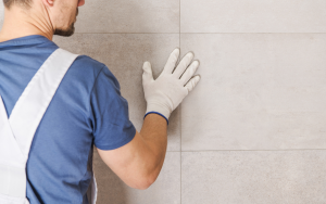 bathroom tiling