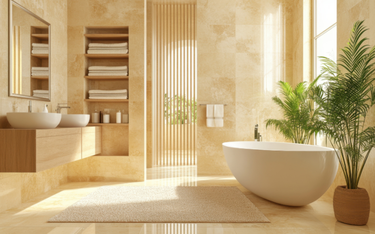 bathroom tiling