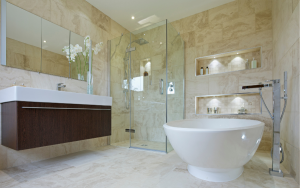 bathroom tiling
