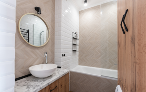 bathroom tiling
