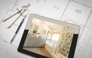 bathroom tiling