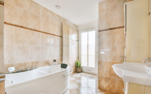 bathroom tiling