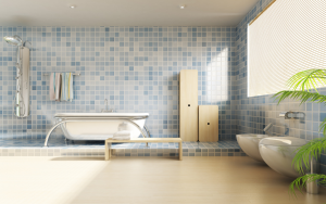 bathroom tiling